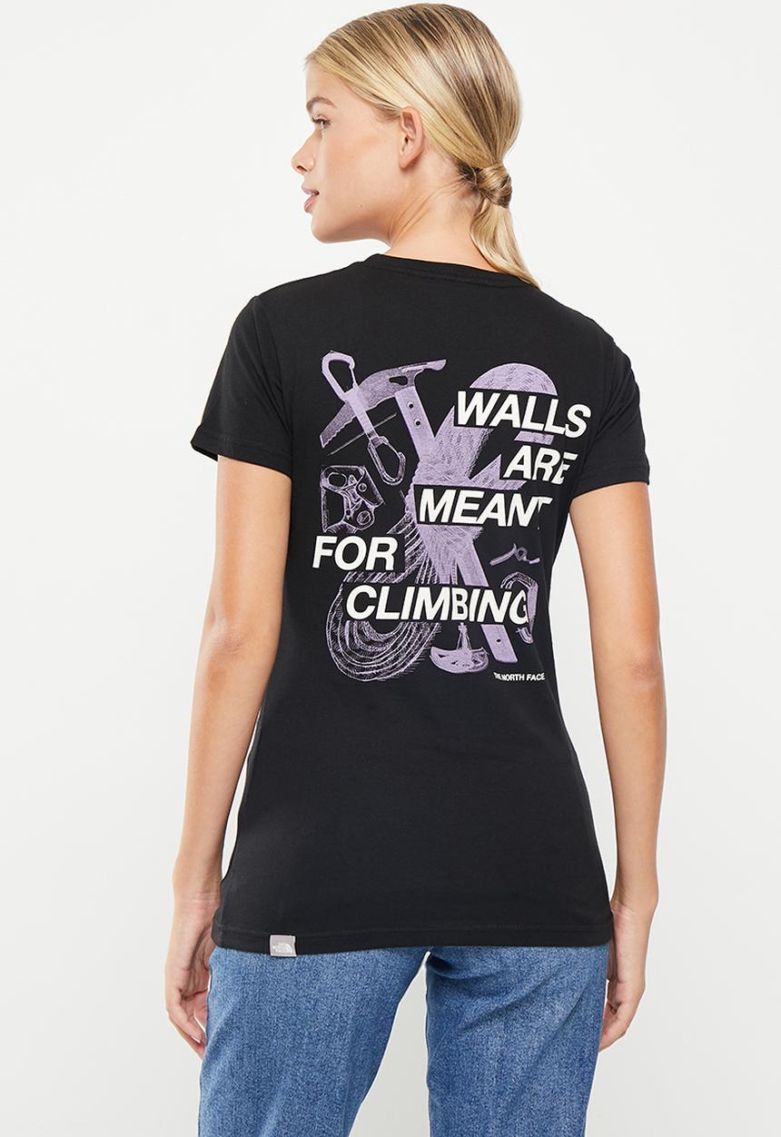 The North Face - W short sleeve outdoor graphic tee - tnf black