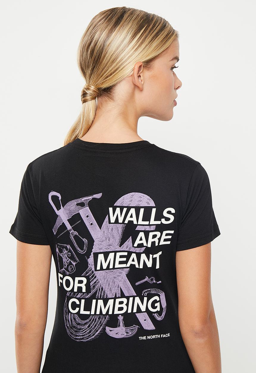 The North Face - W short sleeve outdoor graphic tee - tnf black