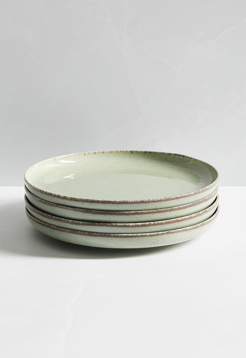 Excellent Houseware - Asara side  set of 4 - light green