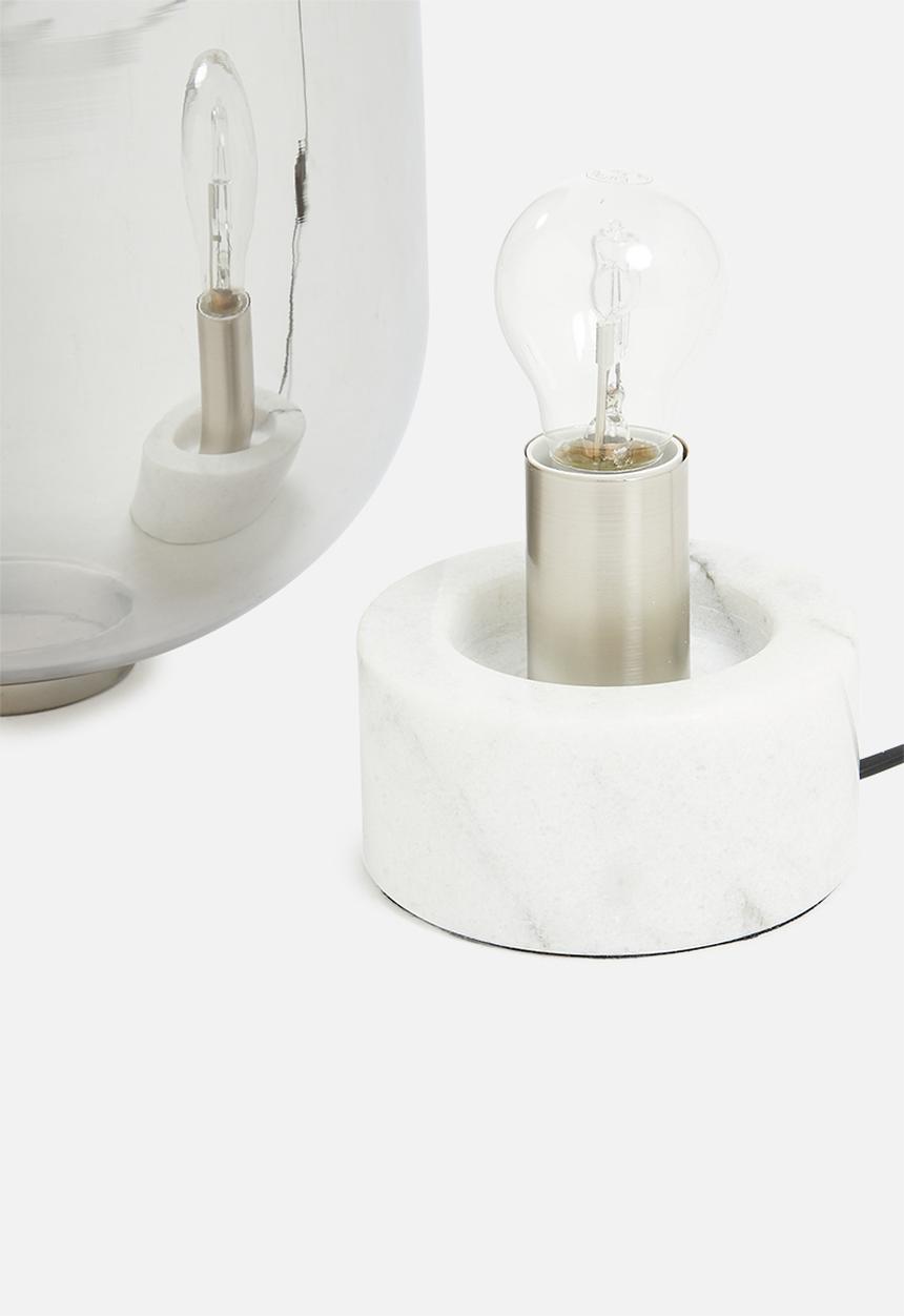 Sixth Floor - Dome table lamp - silver