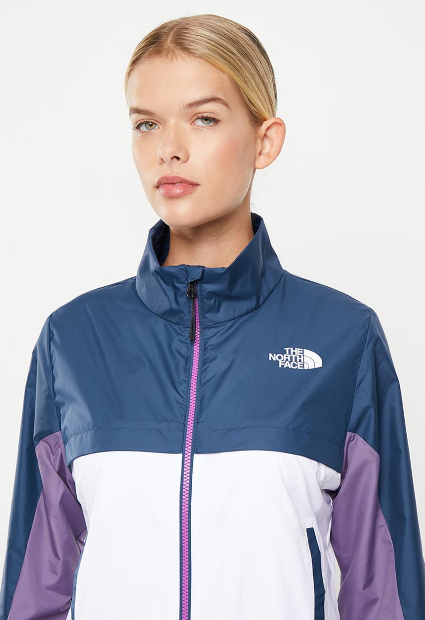 The North Face - W ma wind full zip - eu - tnf white / lunar slate / shady blue
