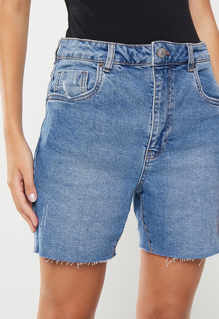 Supré  - Stretch bermuda denim short - honolulu blue