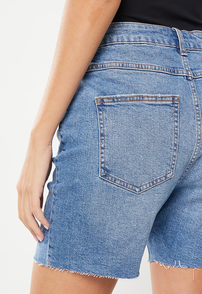 Supré  - Stretch bermuda denim short - honolulu blue