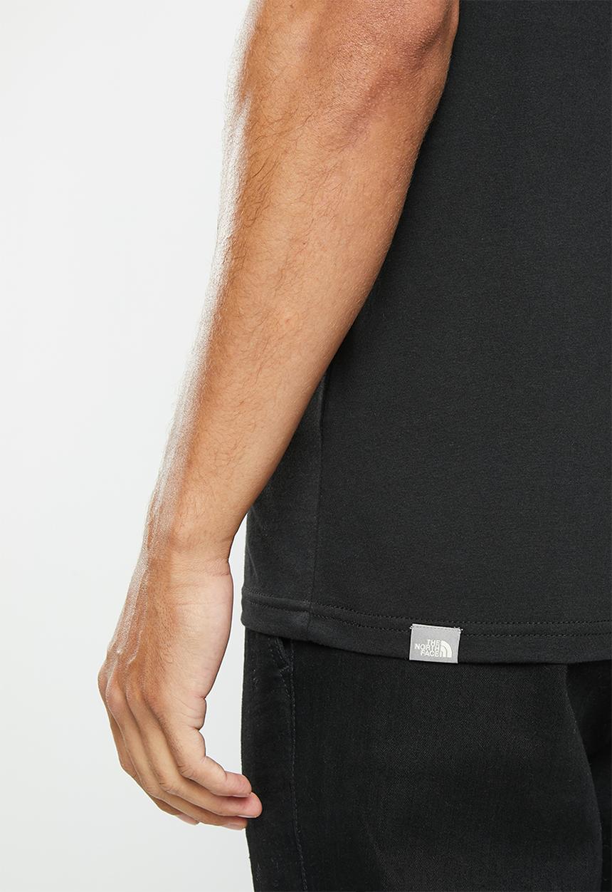 The North Face - Short sleeve rust 2 tee - tnf black-led yellow 