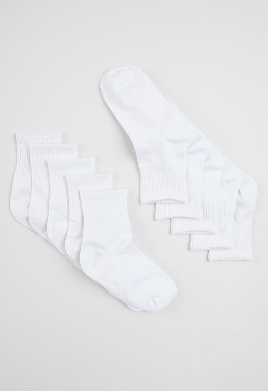 Pop Candy - 5 pack socks - white