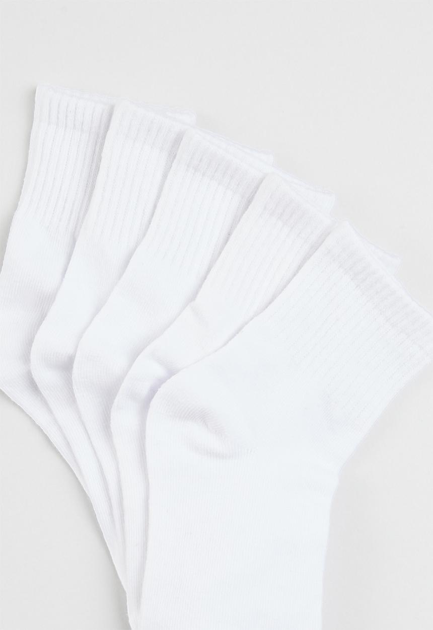 Pop Candy - 5 pack socks - white