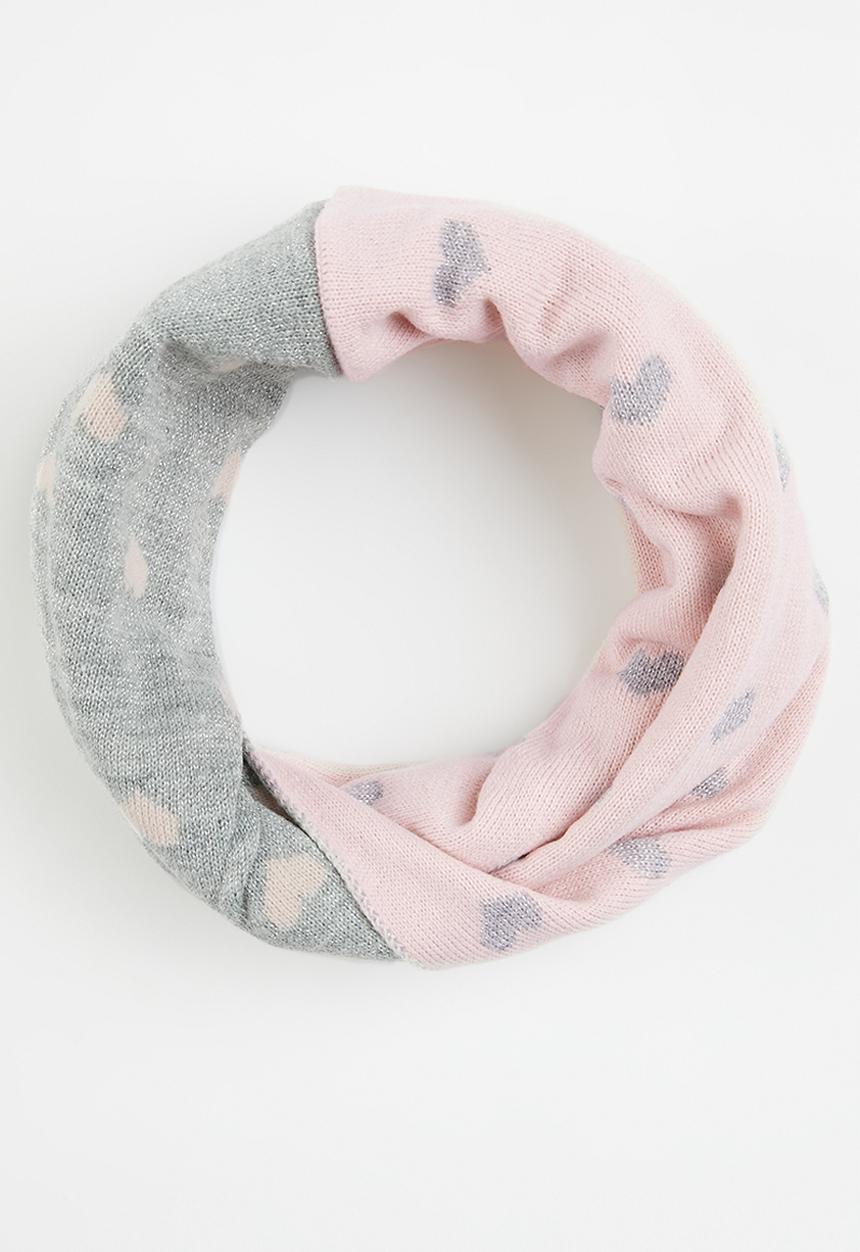 Pop Candy - Printed snood - pink/grey