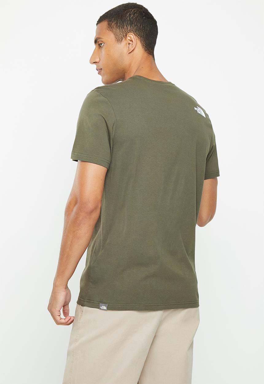 The North Face - Short sleeve easy tee - eu - new taupe green (21l)