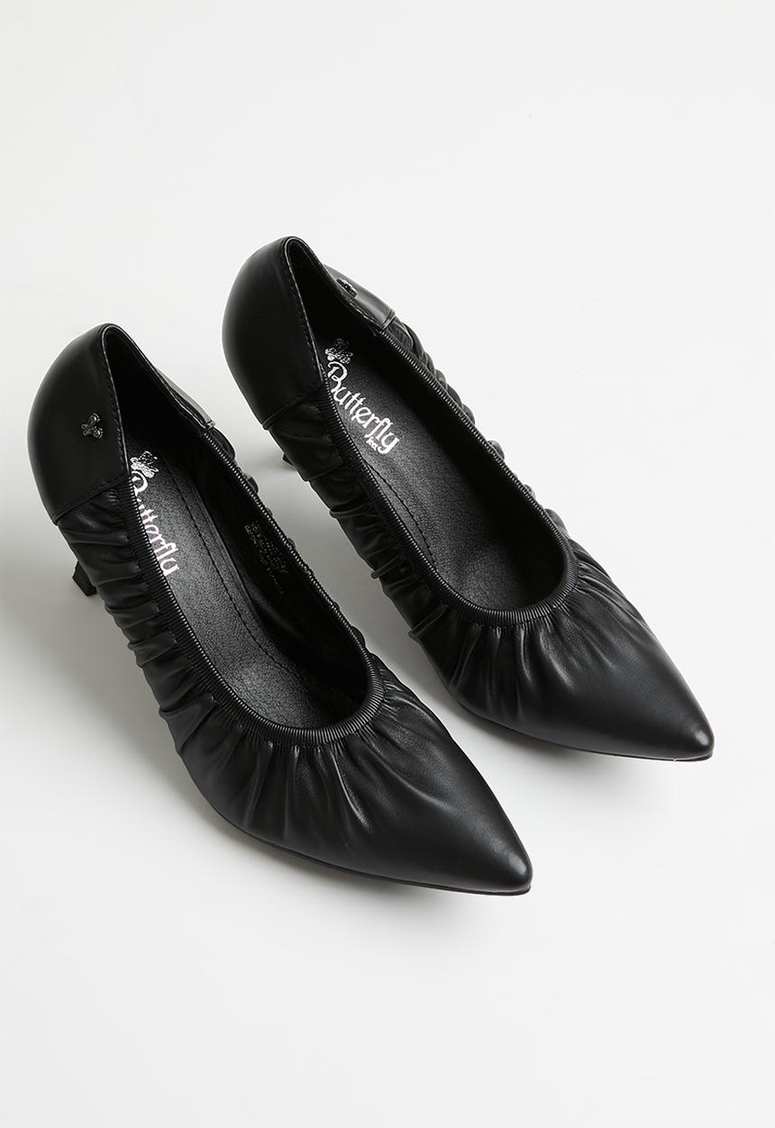 Butterfly Feet - Venetia 1 court heel - black