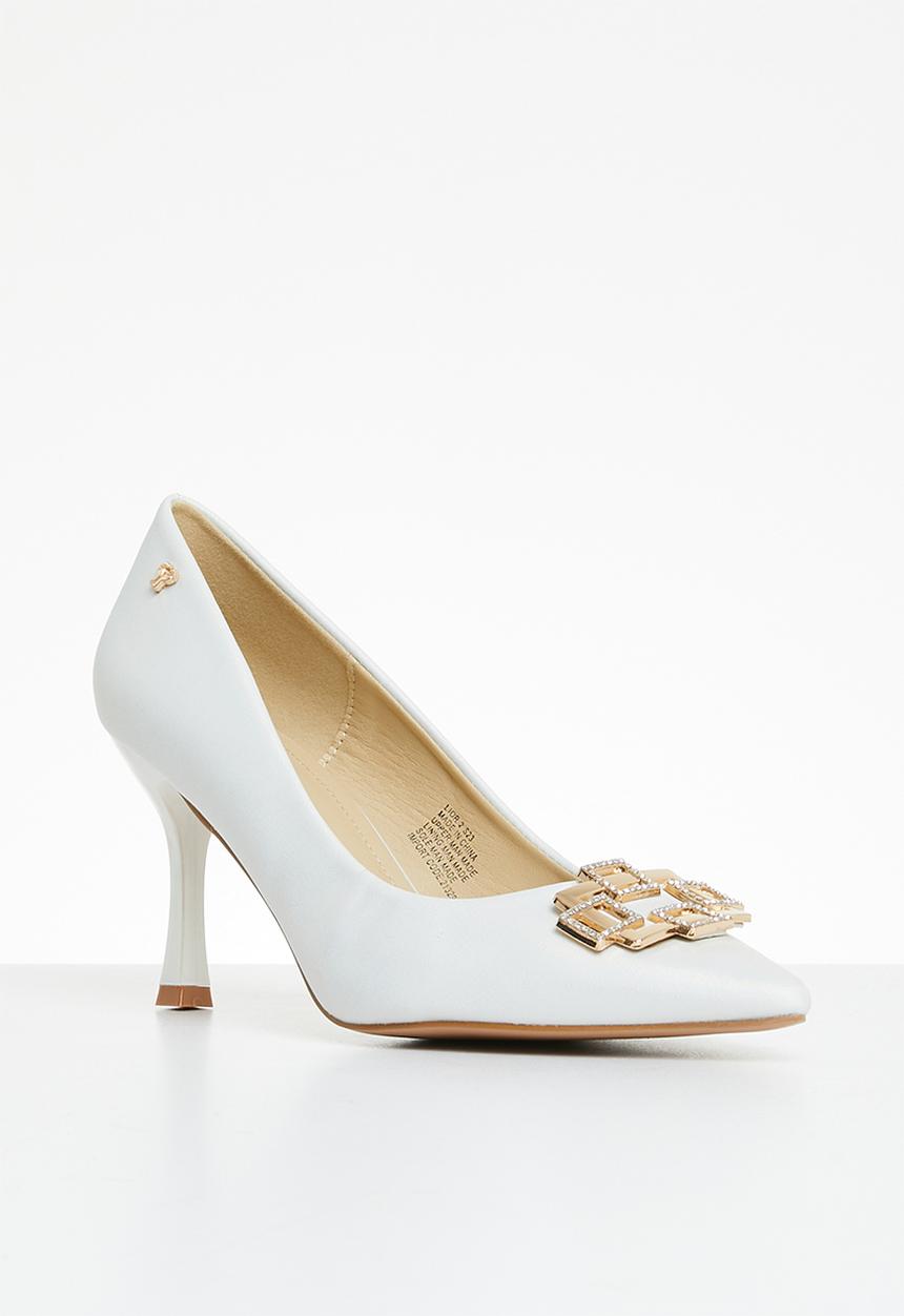 Butterfly Feet - Lior 2 court heel - white