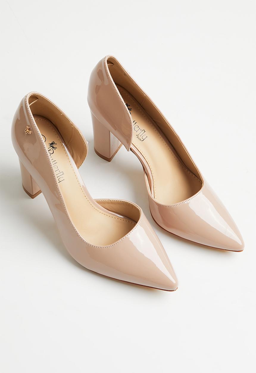 Butterfly Feet - Uma 1 court heel - nude