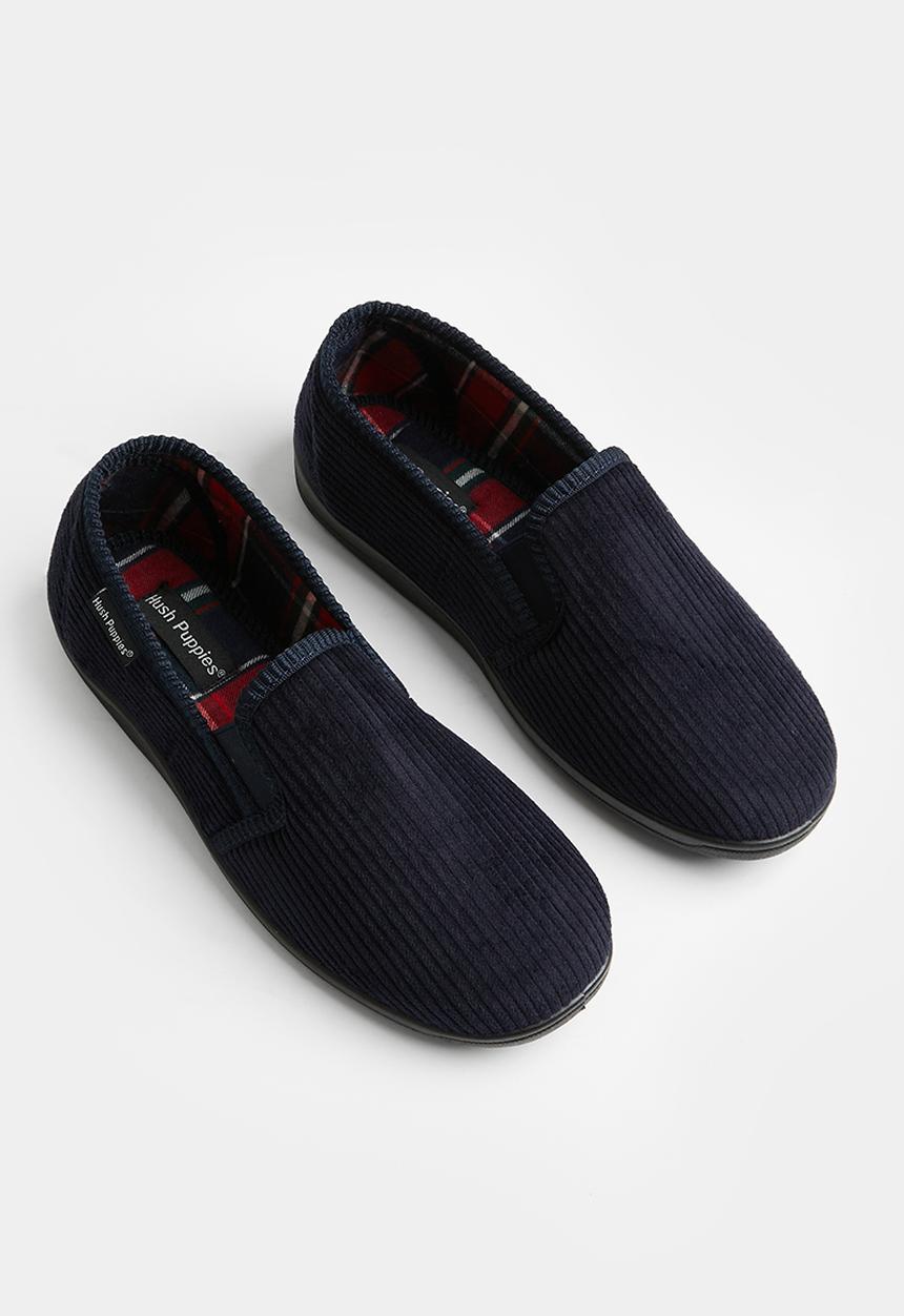 Hush Puppies - Collie kitted corduroy - navy