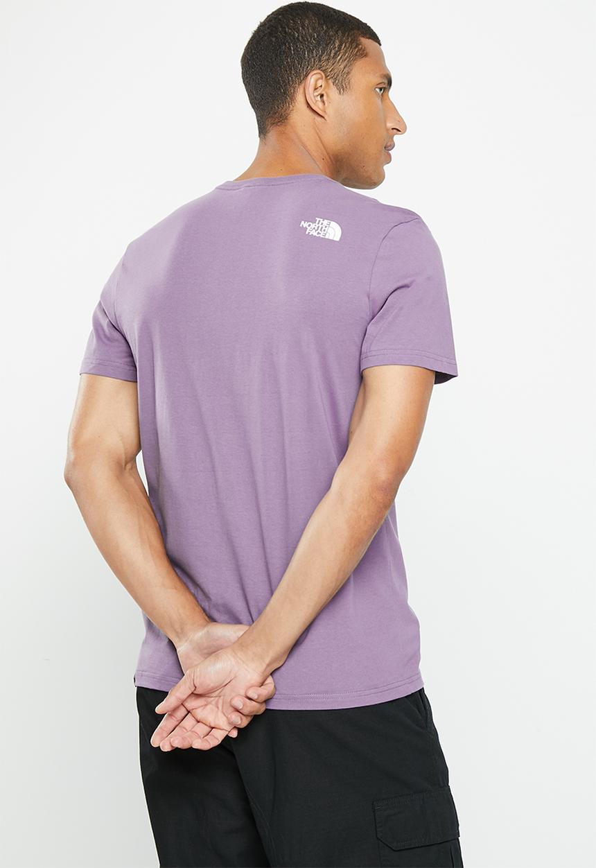The North Face - Short sleeve rust 2 tee - lunar slate-dusty coral orange 