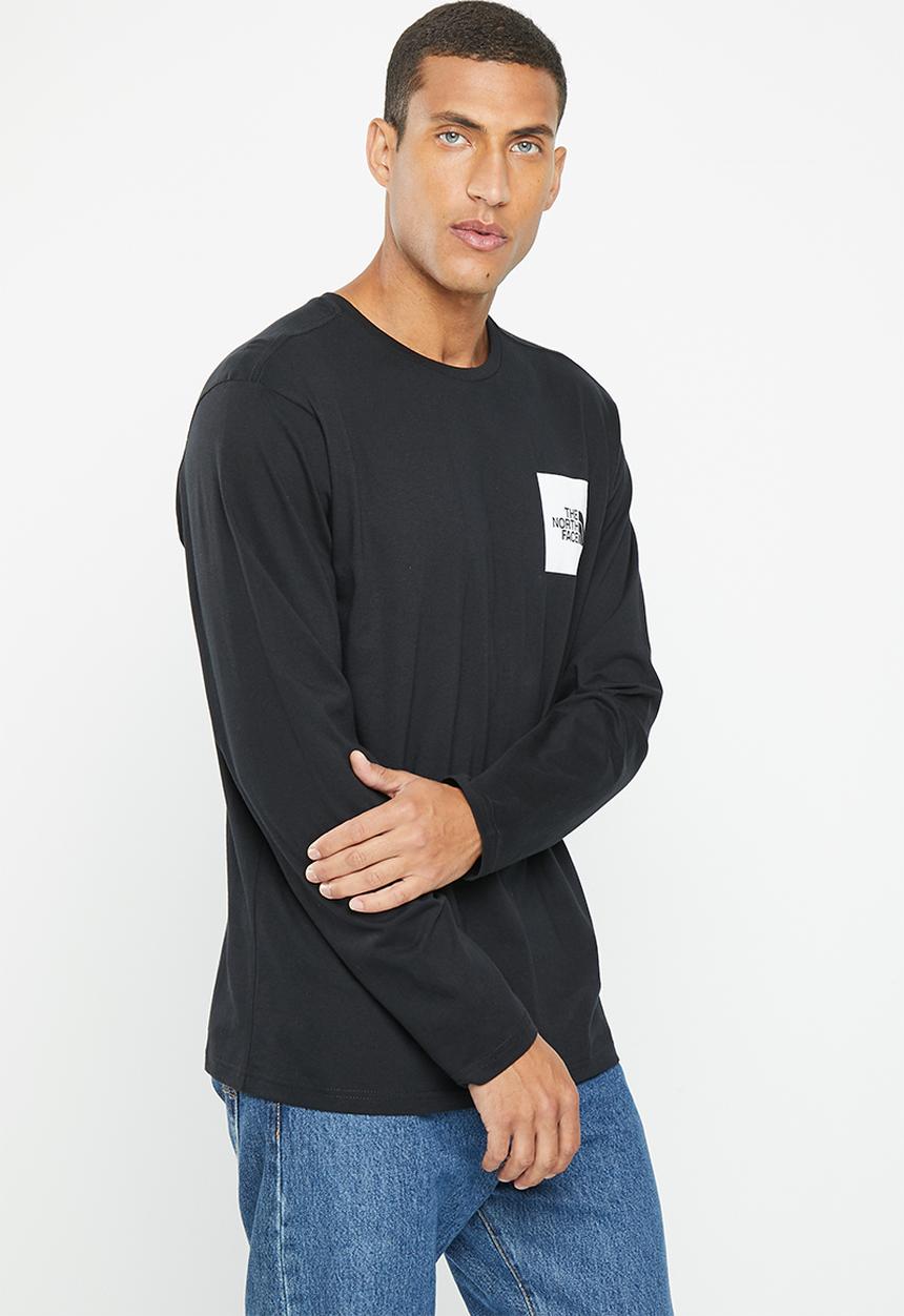 The North Face - Long sleeve fine tee - eu - tnf black (jk3)