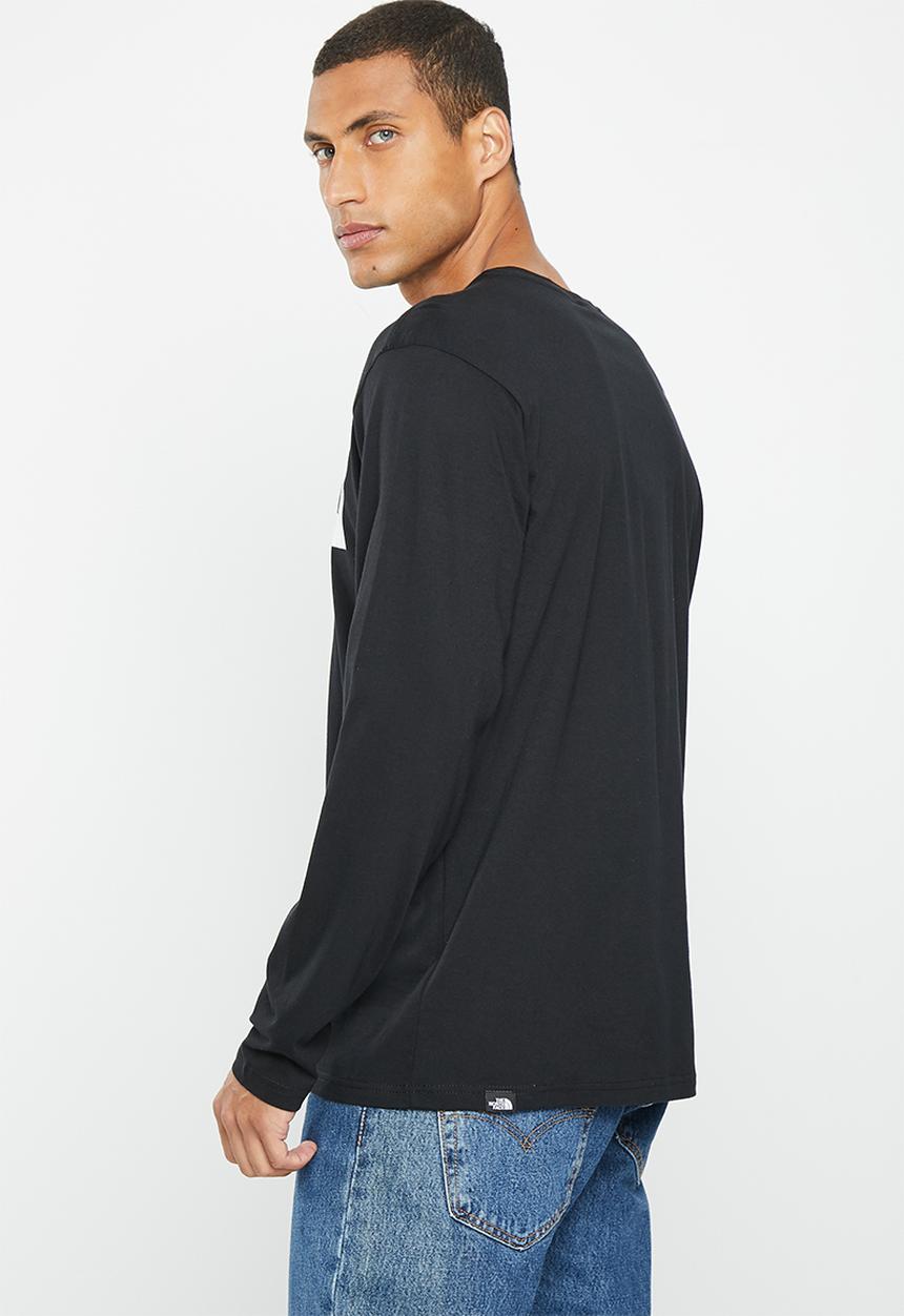 The North Face - Long sleeve fine tee - eu - tnf black (jk3)