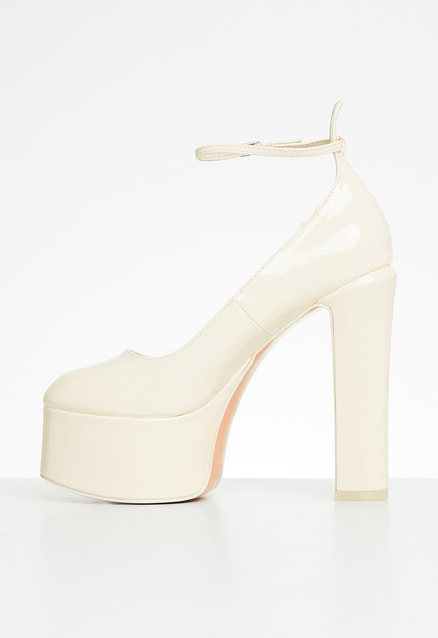 Public Desire - Donatella platform heel - ecru 