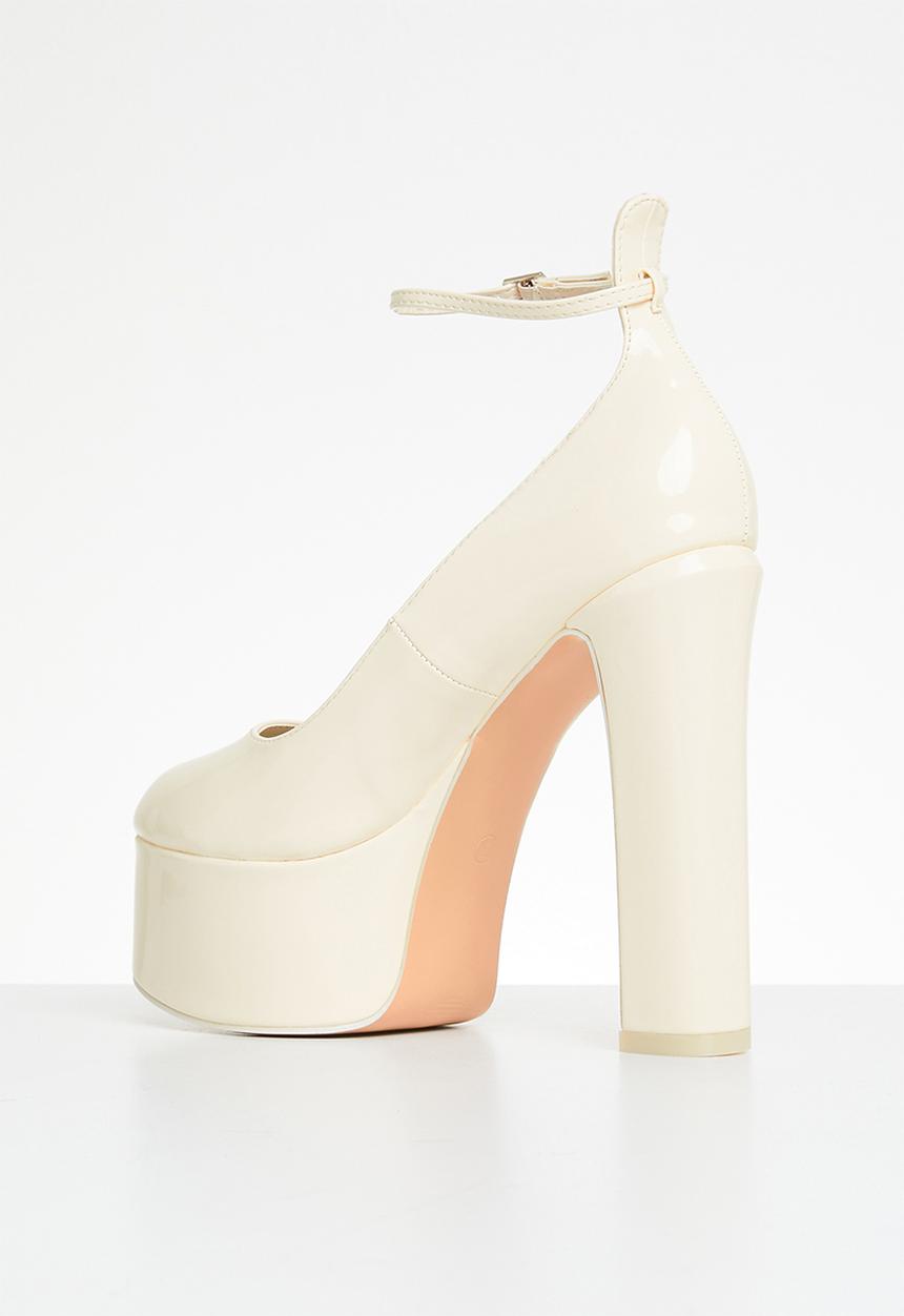 Public Desire - Donatella platform heel - ecru 