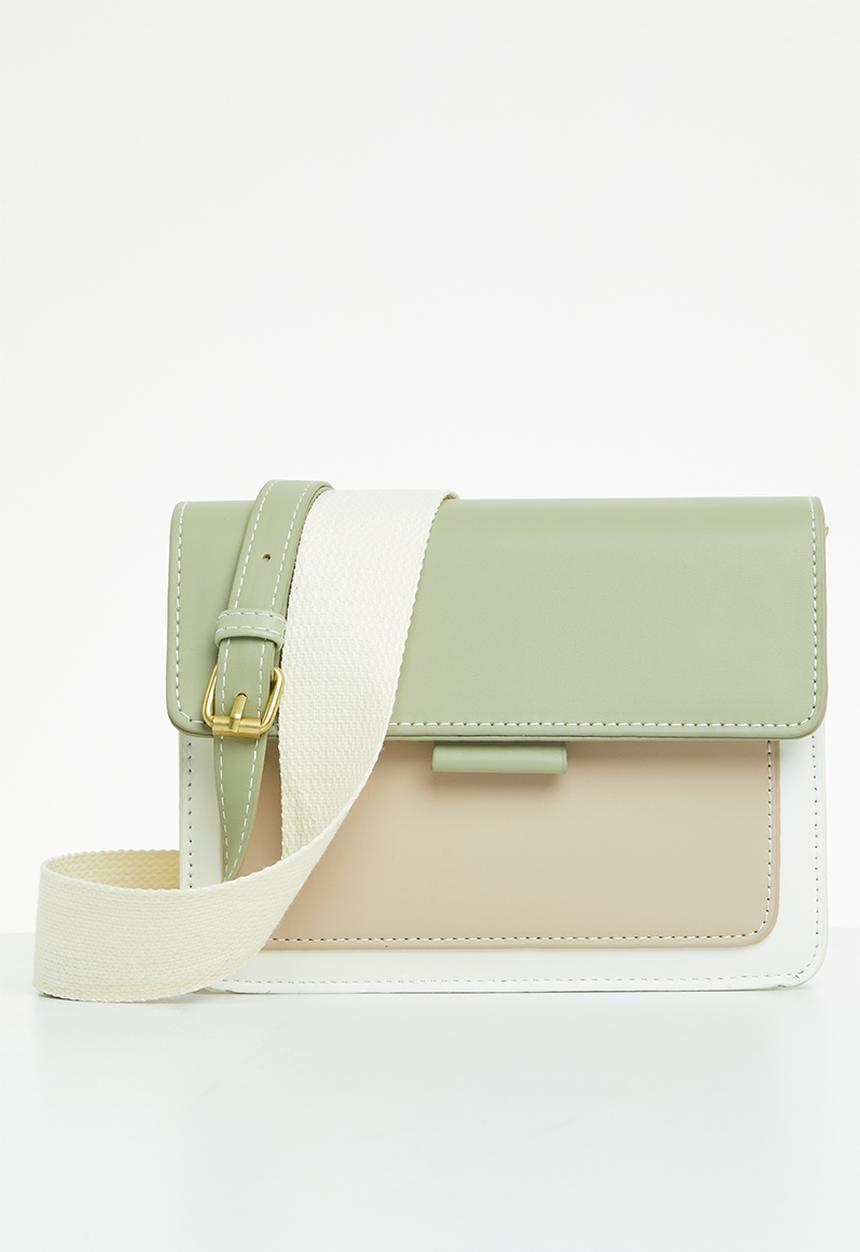 Superbalist - Brinley crossbody bag - green & beige
