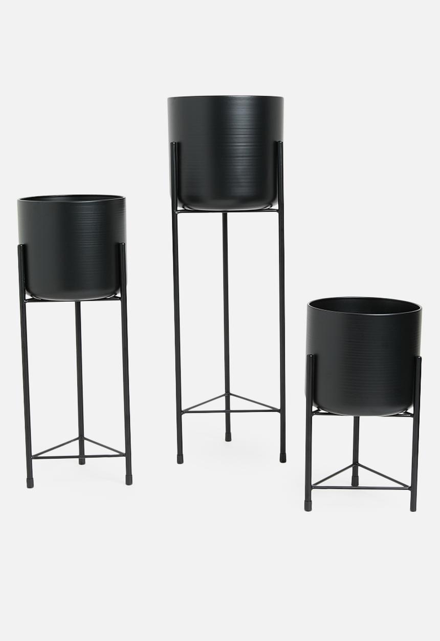 H&S - Flowerpot - black