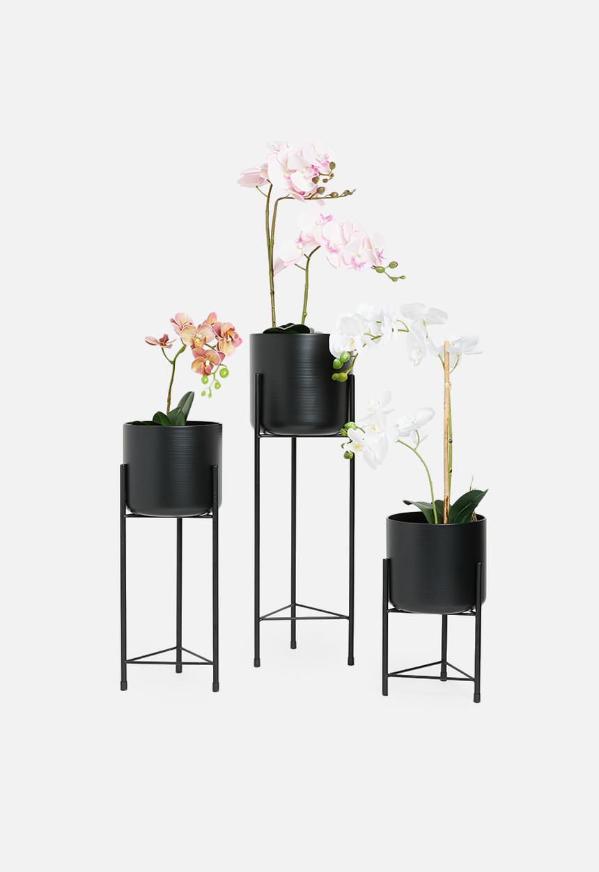 H&S - Flowerpot - black