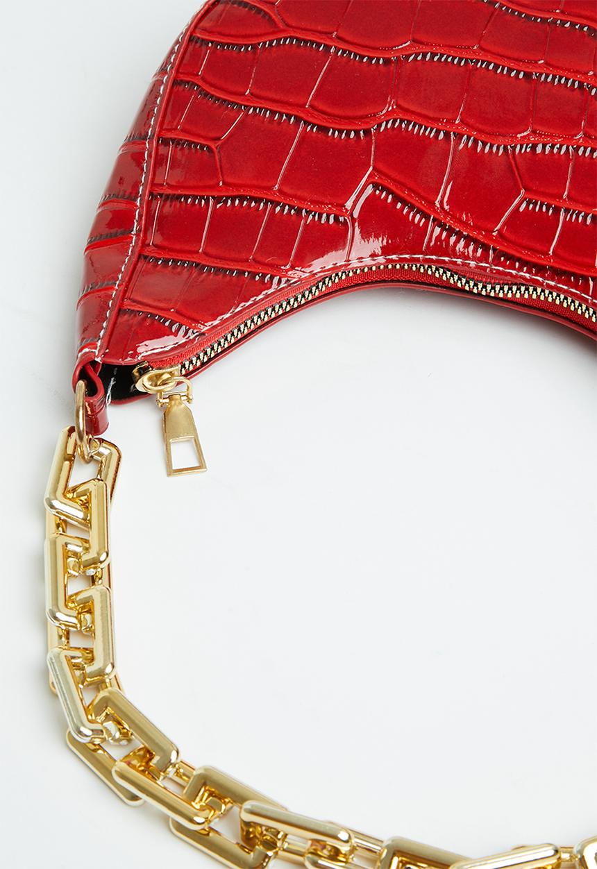Superbalist - Nina baguette bag - red