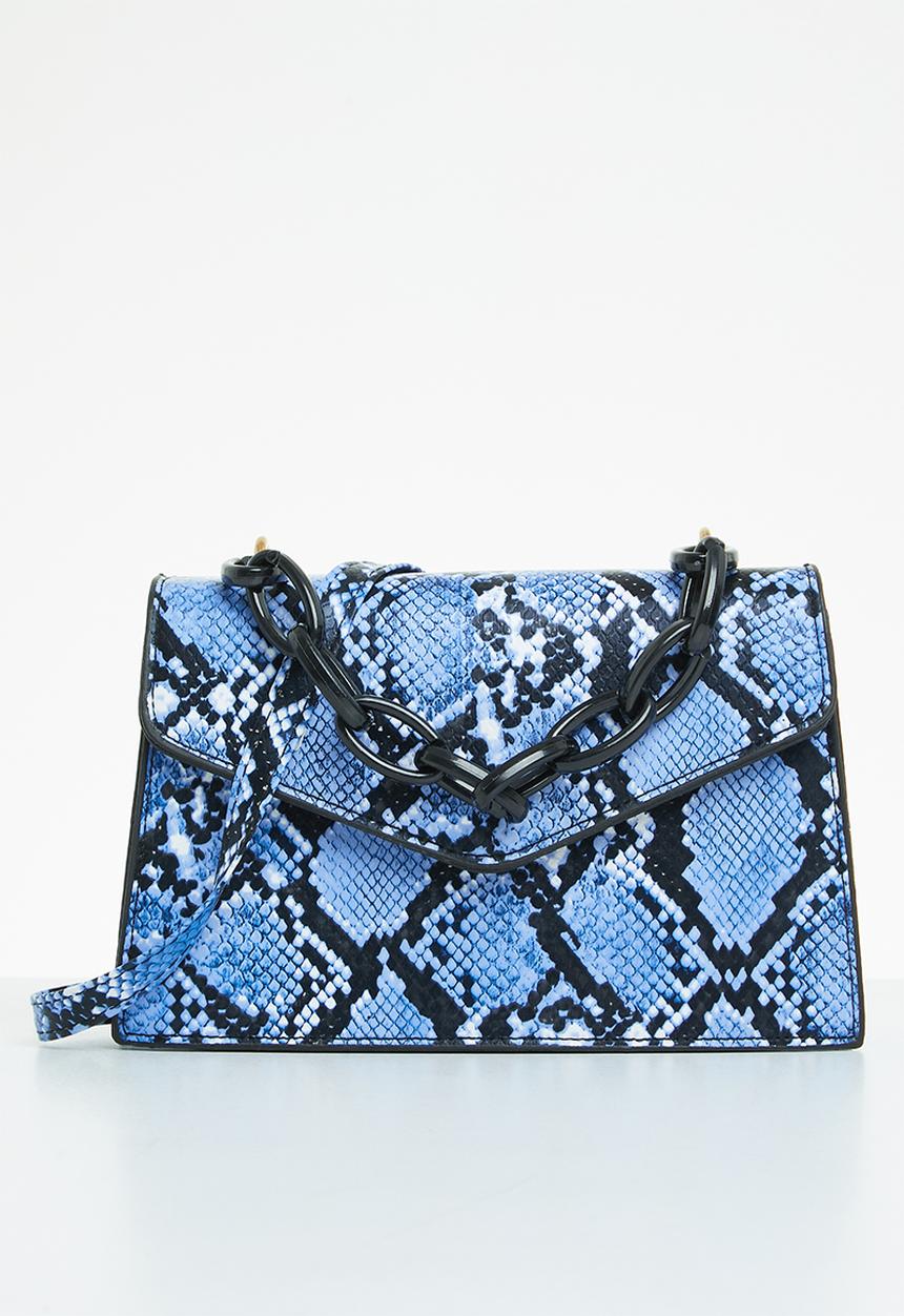 Superbalist - Kinsley clutch bag - blue & black