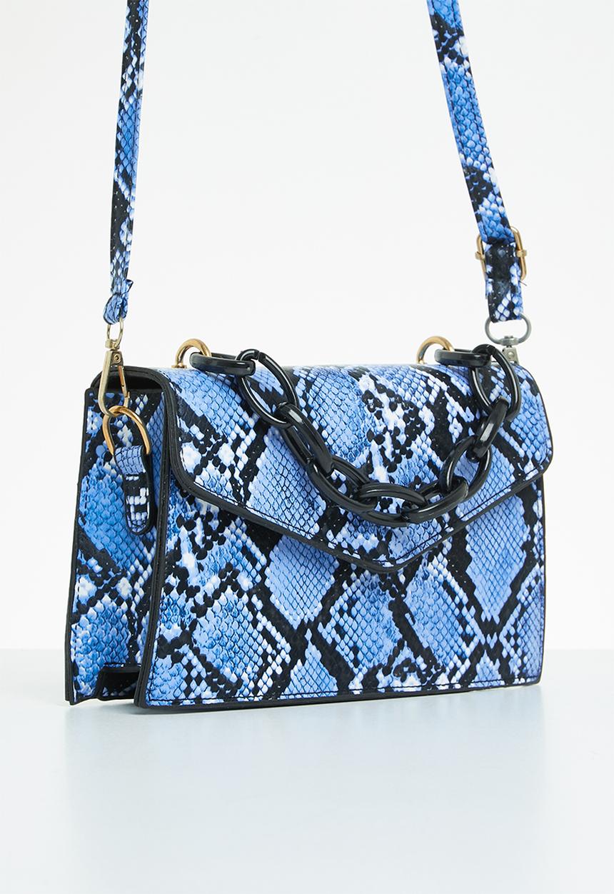 Superbalist - Kinsley clutch bag - blue & black