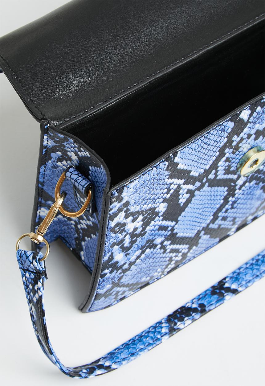 Superbalist - Kinsley clutch bag - blue & black