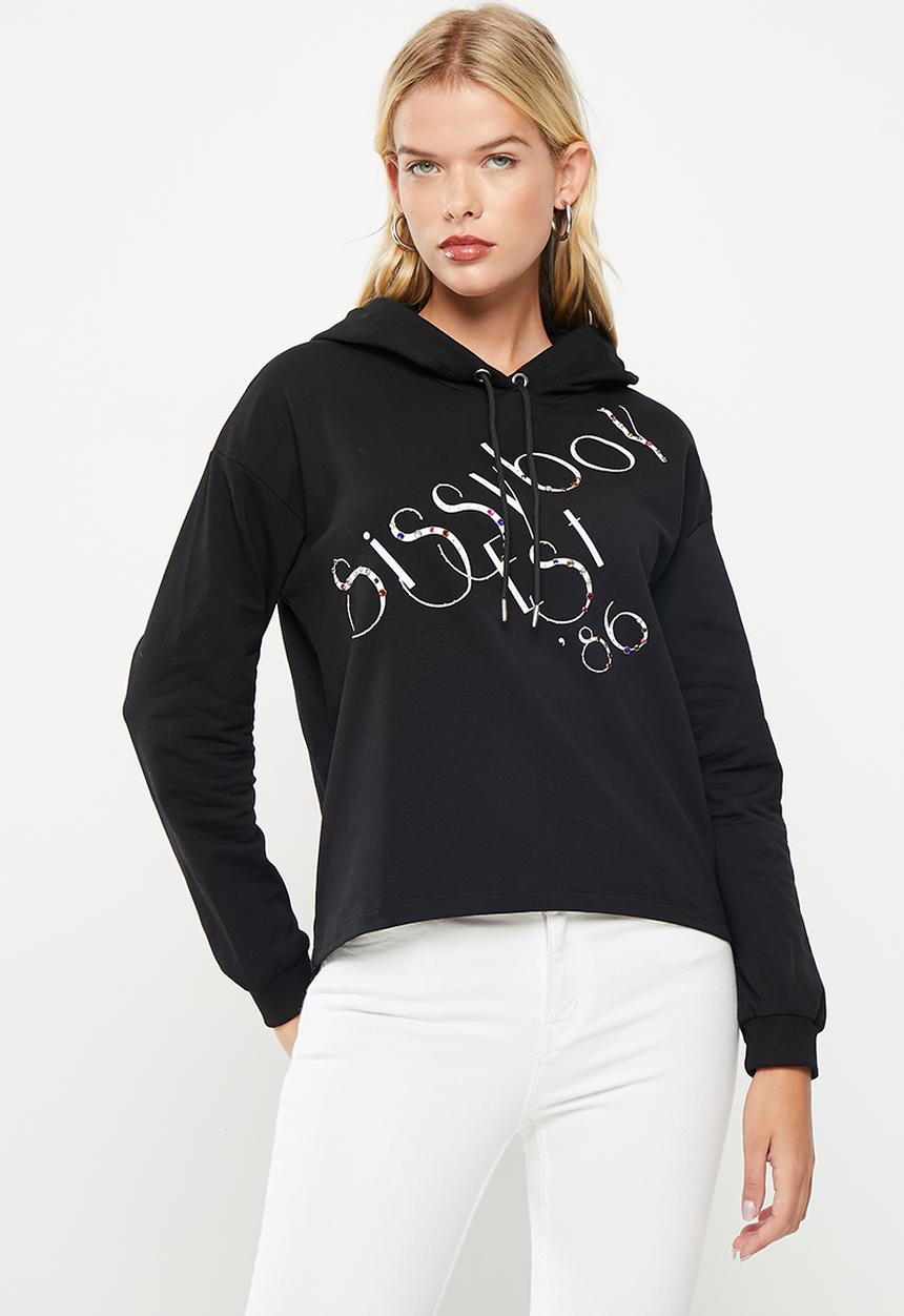 SISSY BOY - Fero: hoodie with long sleeves - black