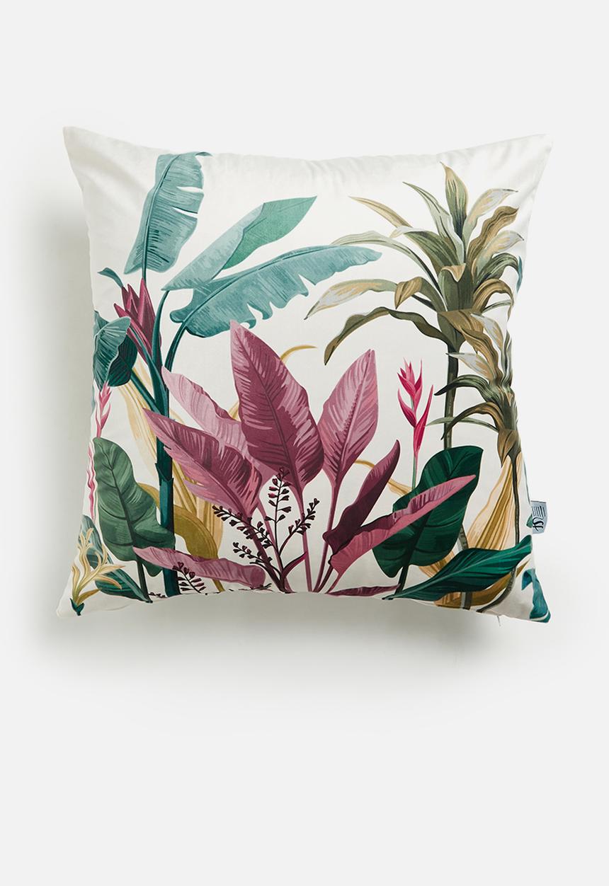 Sixth Floor - Aruba velvet cushion cover - multi