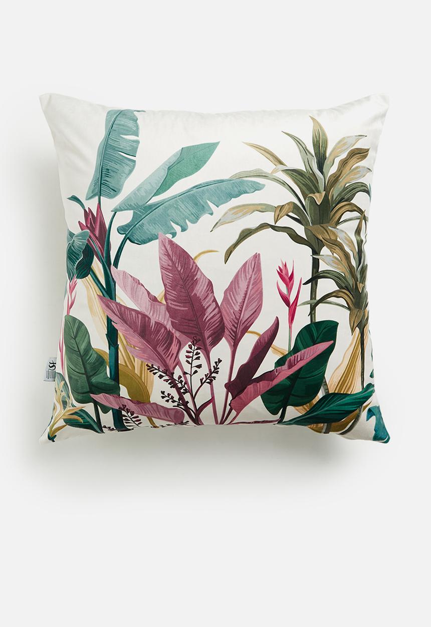 Sixth Floor - Aruba velvet cushion cover - multi