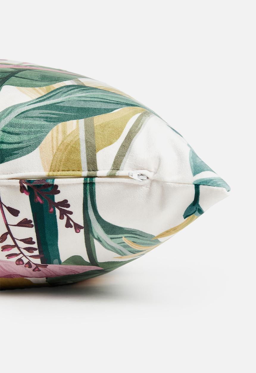 Sixth Floor - Aruba velvet cushion cover - multi