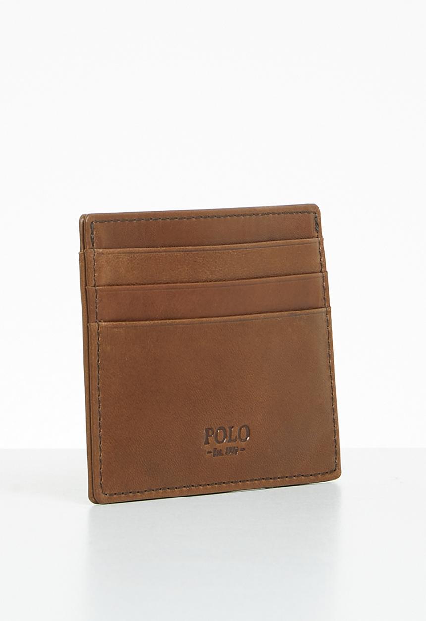 POLO - Hamilton small money clip - brown