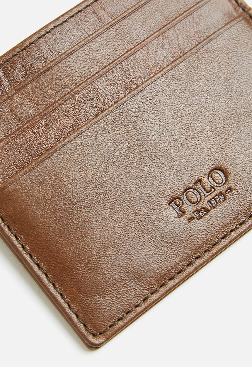 POLO - Hamilton small money clip - brown