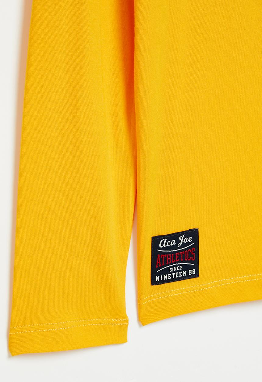 Aca Joe - Boys aca joe twill applique long sleeve - old gold