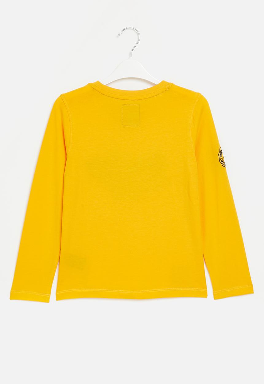 Aca Joe - Boys aca joe twill applique long sleeve - old gold