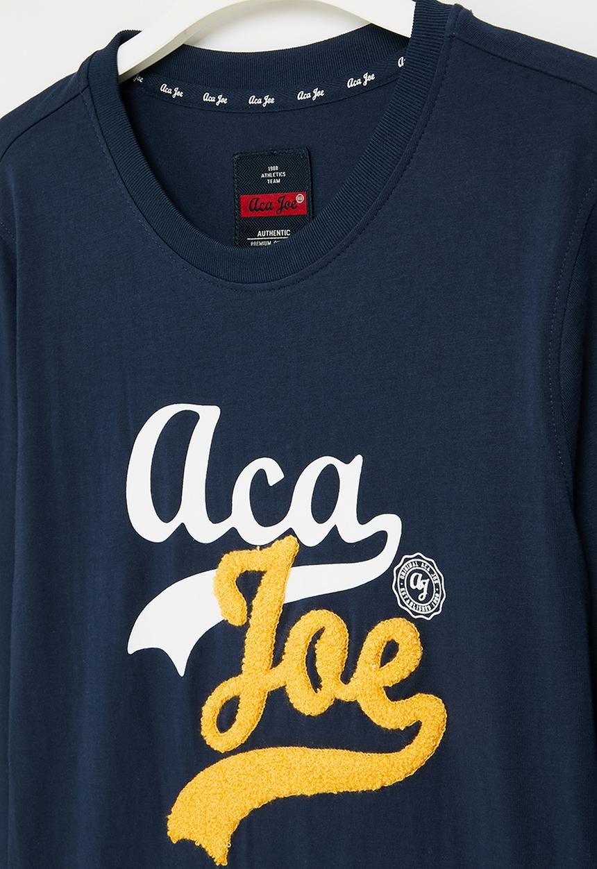Aca Joe - Boys aca joe direct embroidery ls - navy