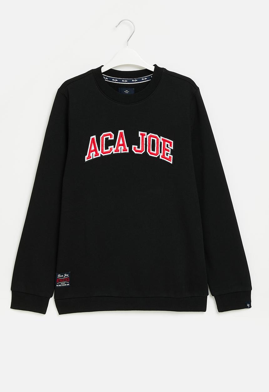 Aca Joe - Boys aca joe lazer cut crew sweater - caviar
