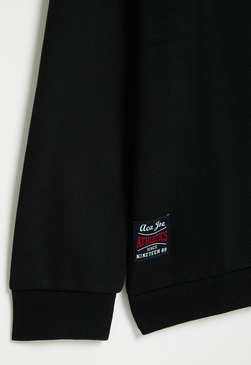 Aca Joe - Boys aca joe lazer cut crew sweater - caviar