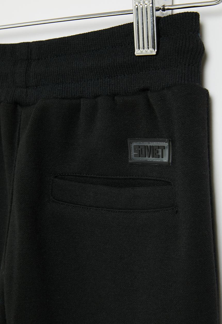 SOVIET - Boys fashion track pants - black