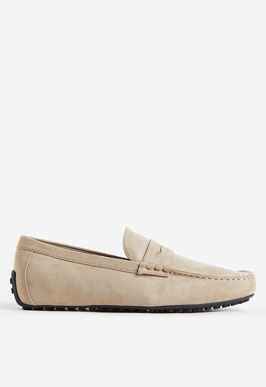 H&M - Imitation suede driving shoes - beige
