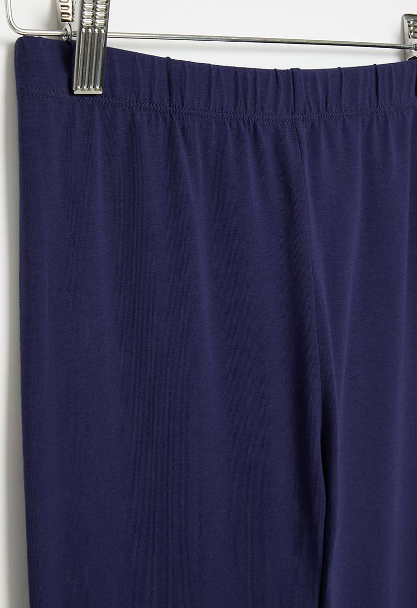 Aca Joe - Girls aca joe side leg hd printed legging - medieval blue