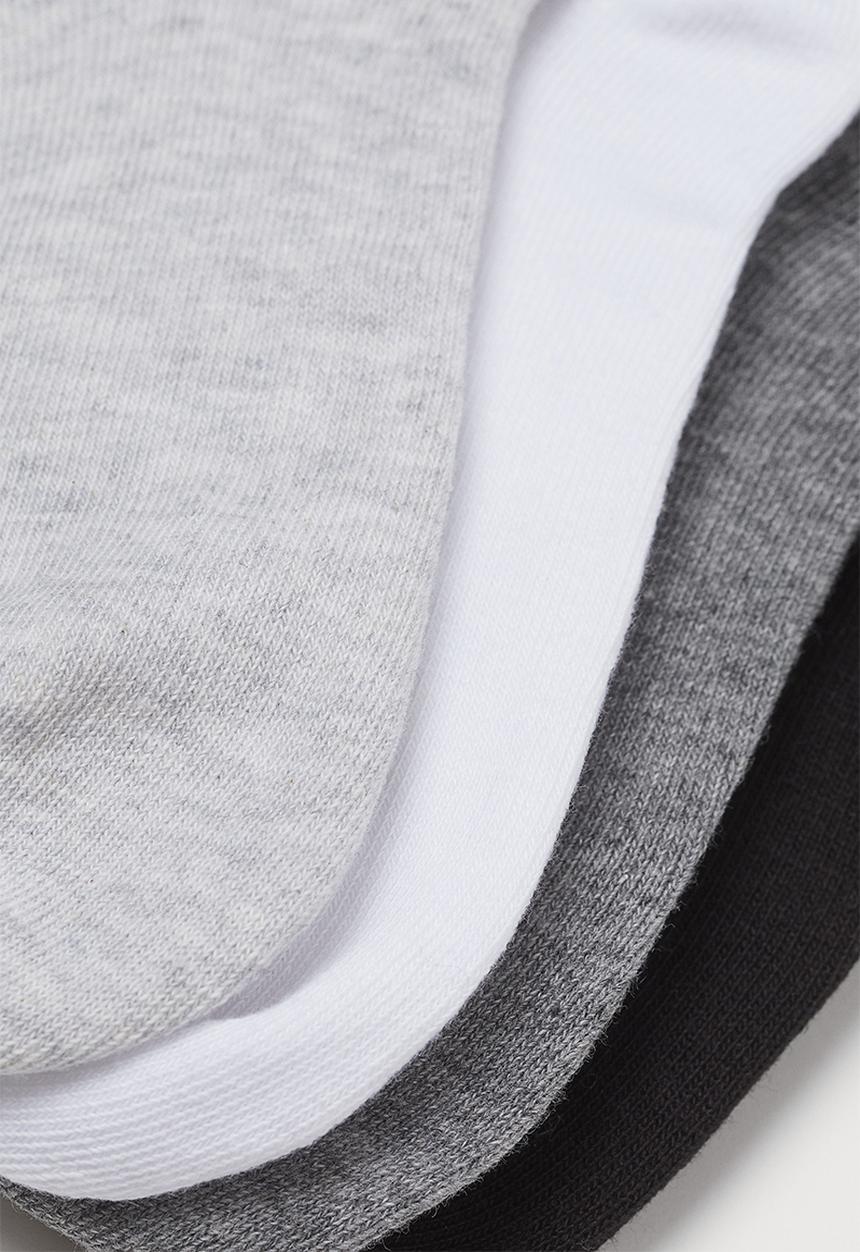H&M - 10-pack trainer socks - light grey marl