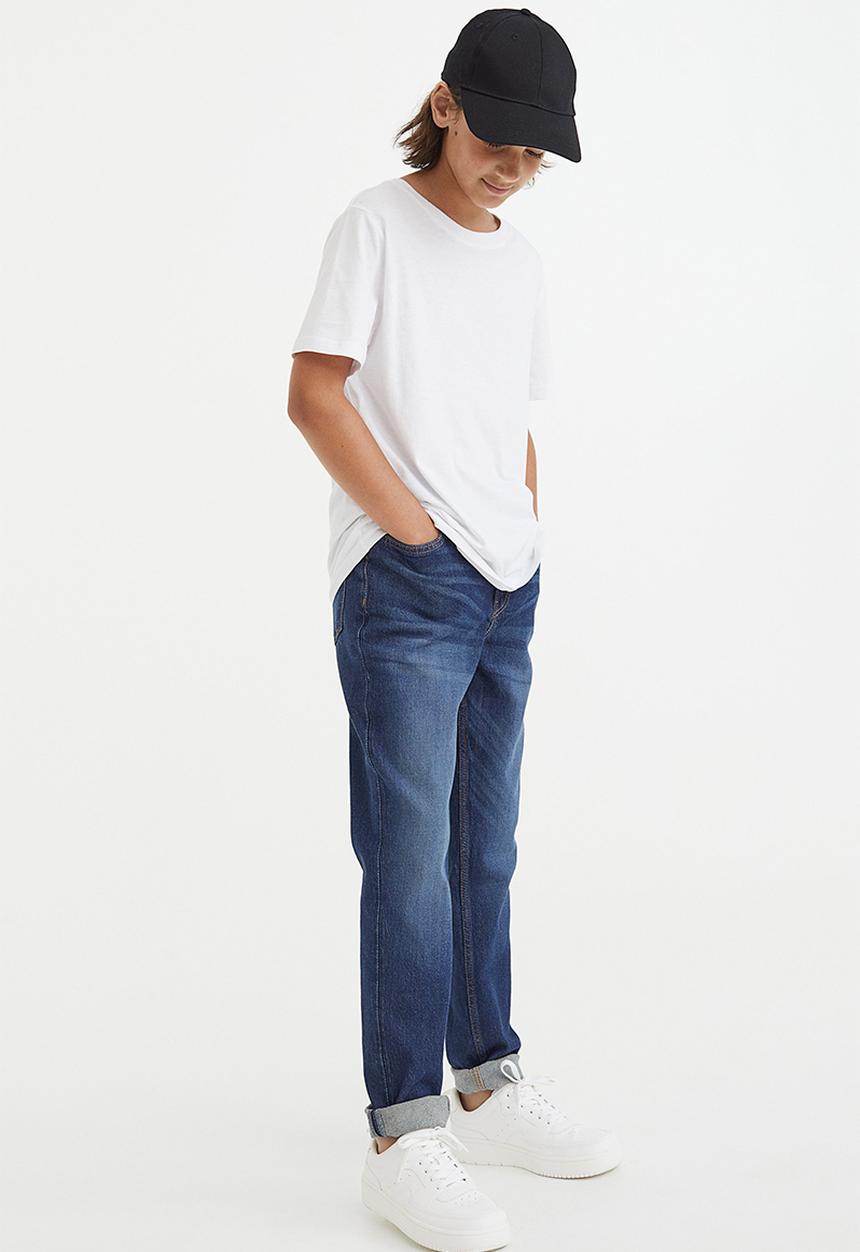 H&M - Comfort stretch slim fit jeans - dark denim blue