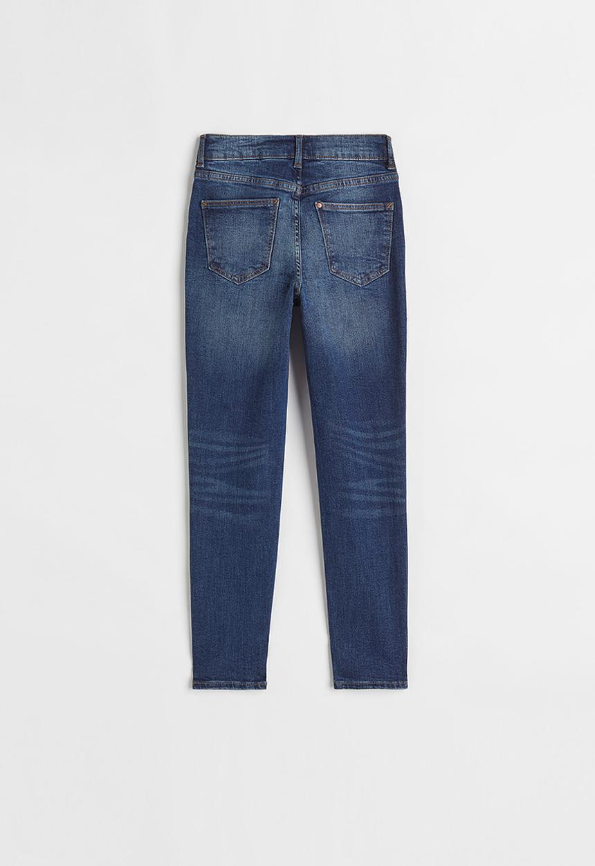 H&M - Comfort stretch slim fit jeans - dark denim blue