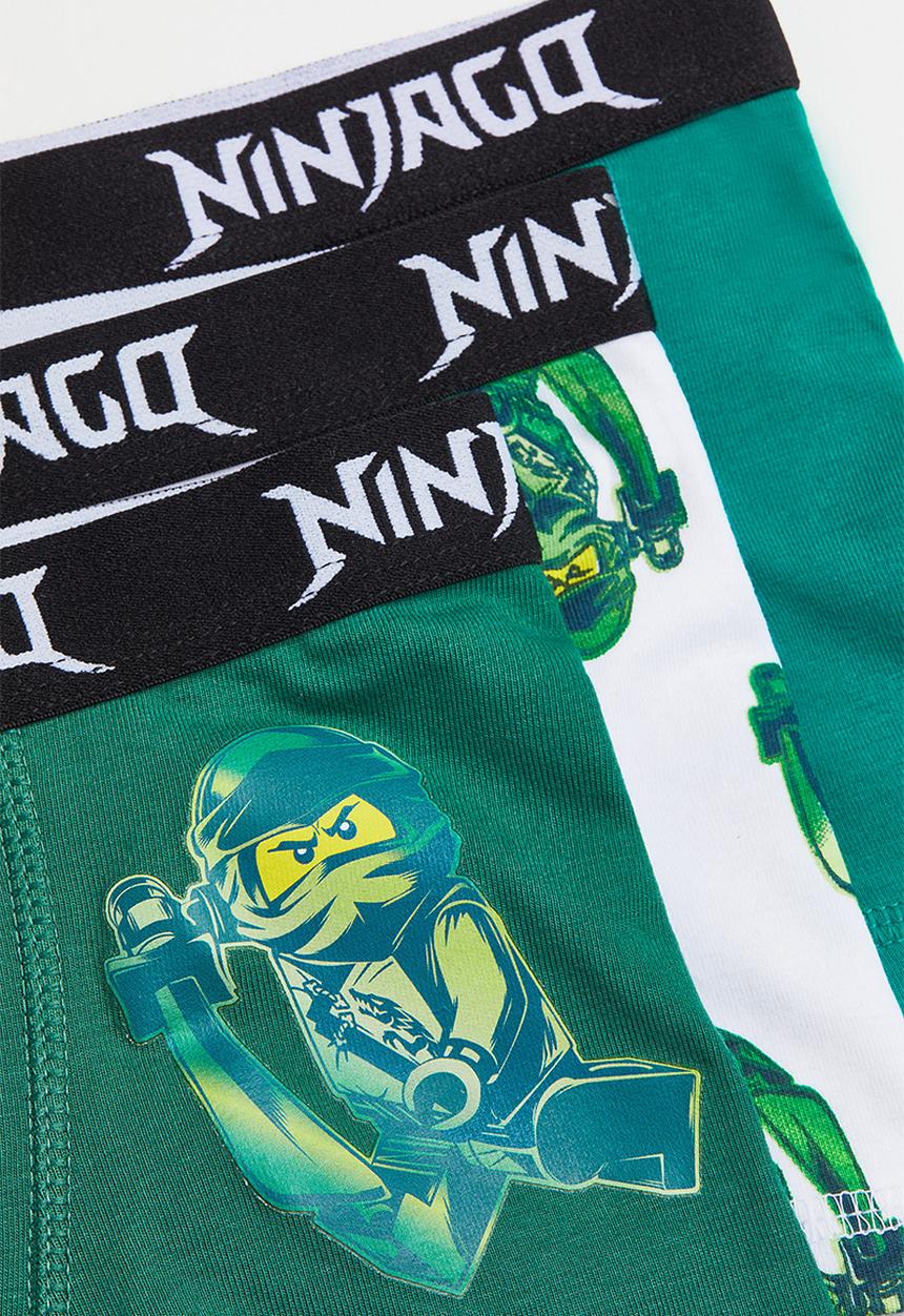 H&M - 3-Pack boxer shorts - dark green & ninjago