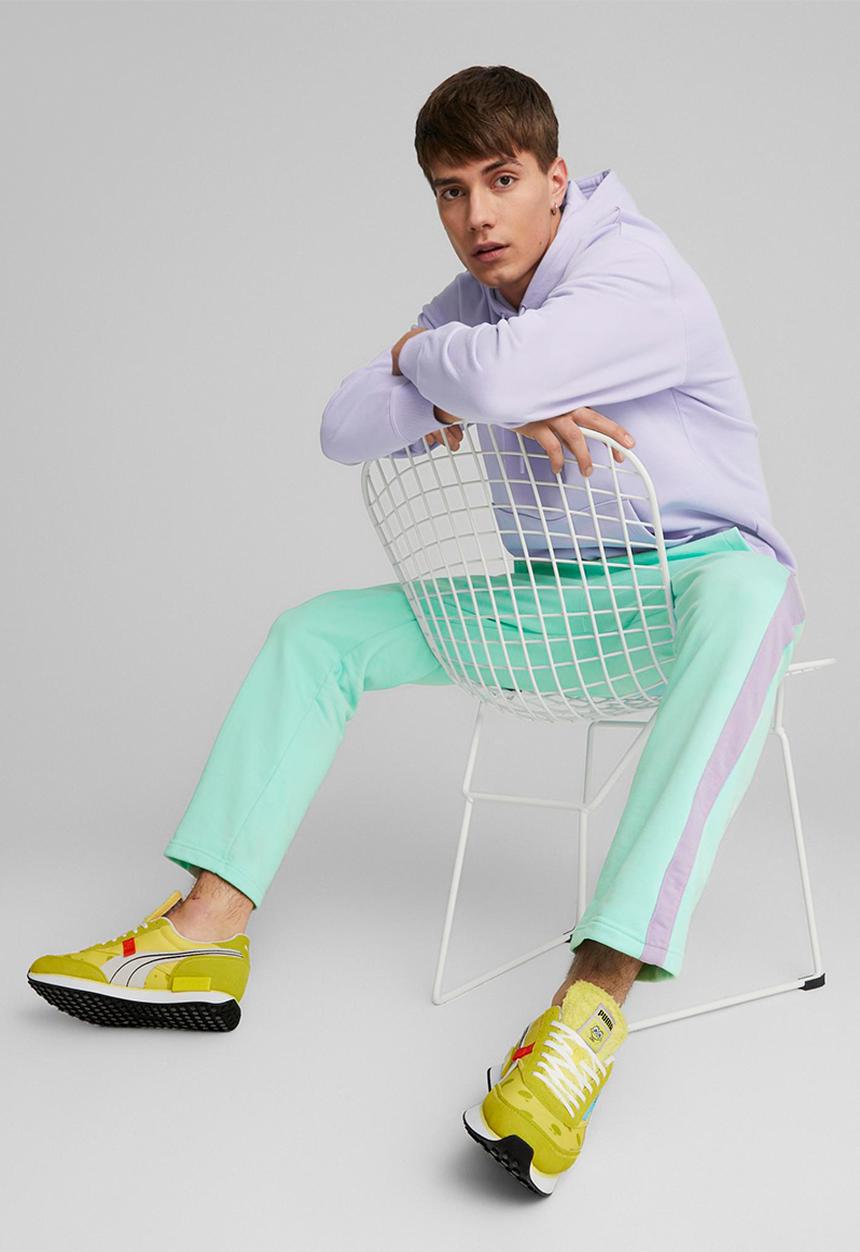 PUMA - Puma x spongebob graphic hoodie tr - vivid violet