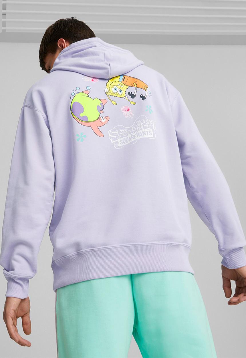 PUMA - Puma x spongebob graphic hoodie tr - vivid violet
