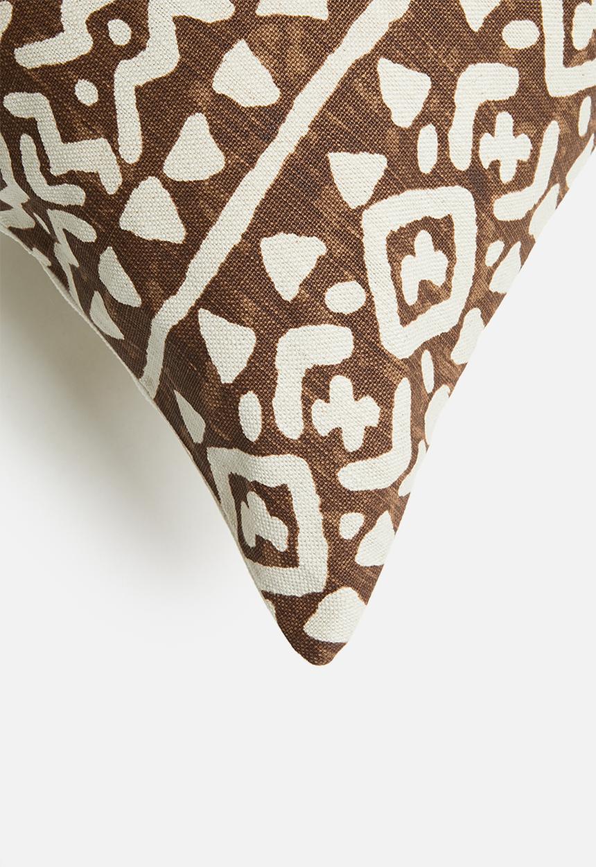 Hertex Fabrics - Mali Cushion cover-nutmeg