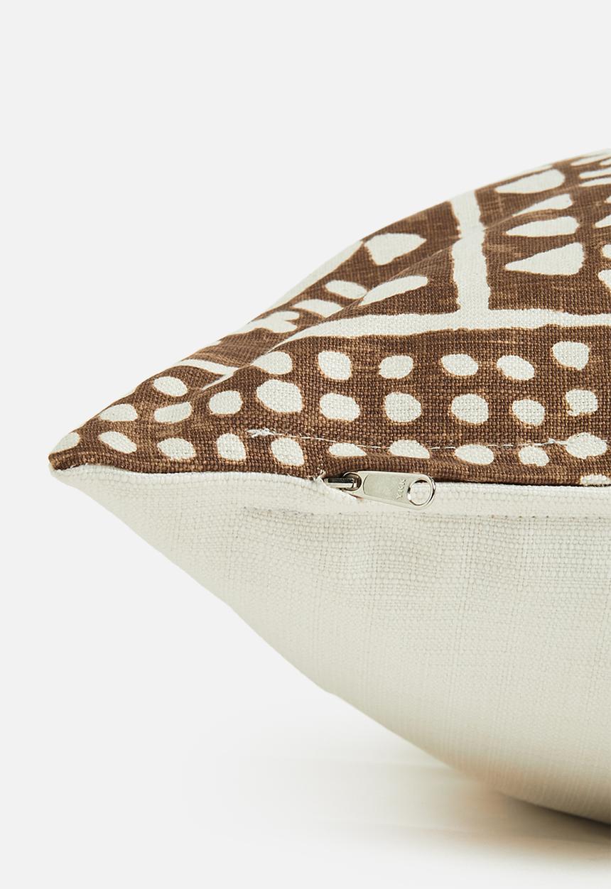 Hertex Fabrics - Mali Cushion cover-nutmeg